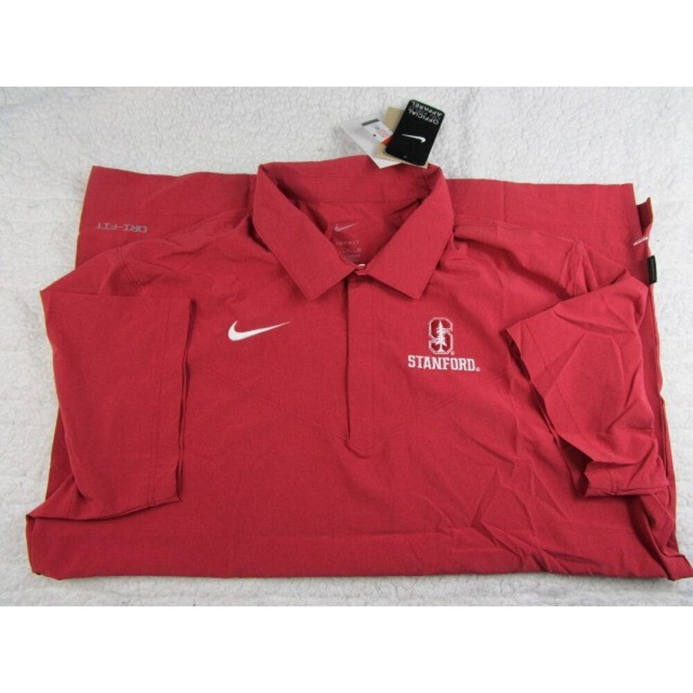Nike Dri Fit‎ Men's XL Stanford Cardinals Polo Shirt On Field Apparel DN5636-613